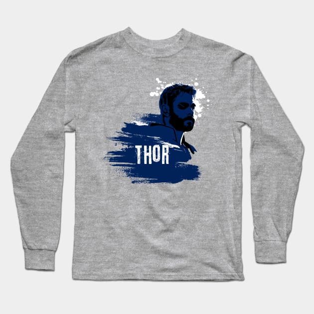 --THОR-- Long Sleeve T-Shirt by Mad42Sam